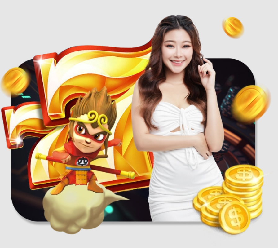 Atas casino game with sexy girl image